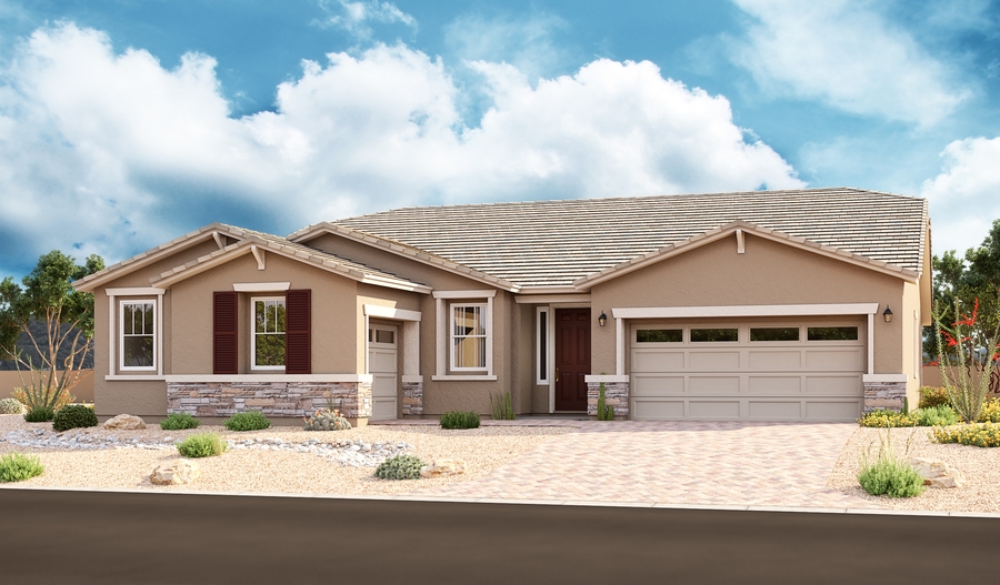 The Julia Elevation B Exterior B of the Julia plan
