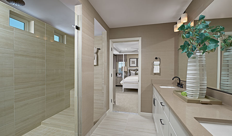 The Coronado owner's bathroom of the Coronado plan