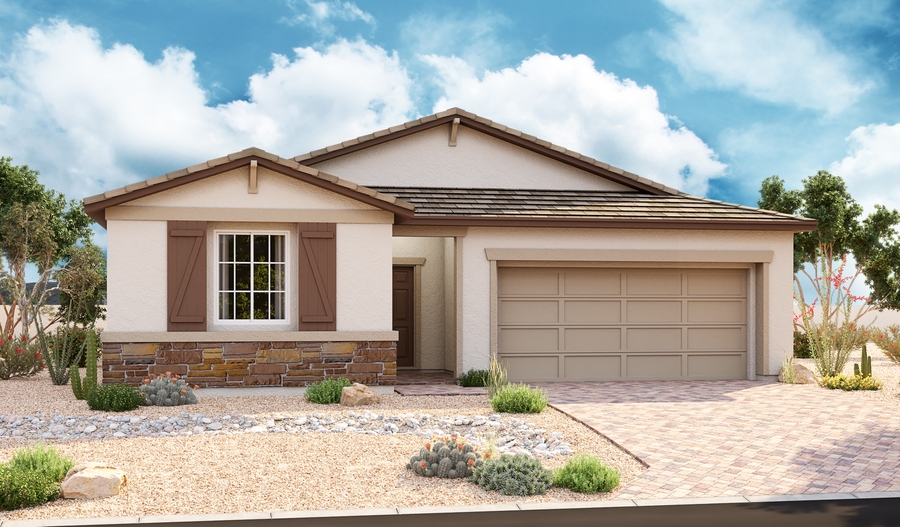 The Sarah Elevation B Exterior B of the Sarah plan
