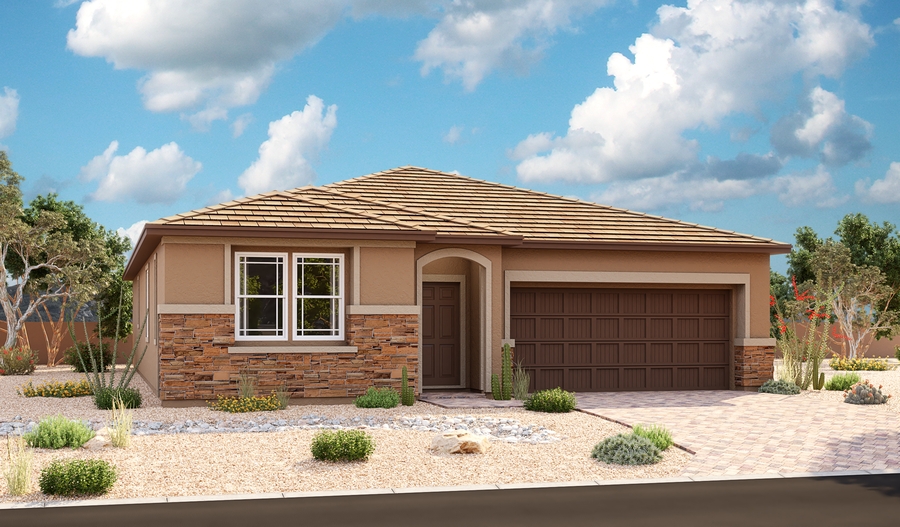The Avalon Elevation C Exterior C of the Avalon plan