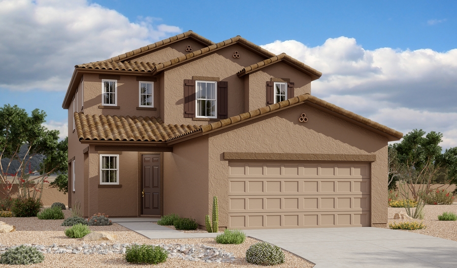 Exterior A of the Palm plan