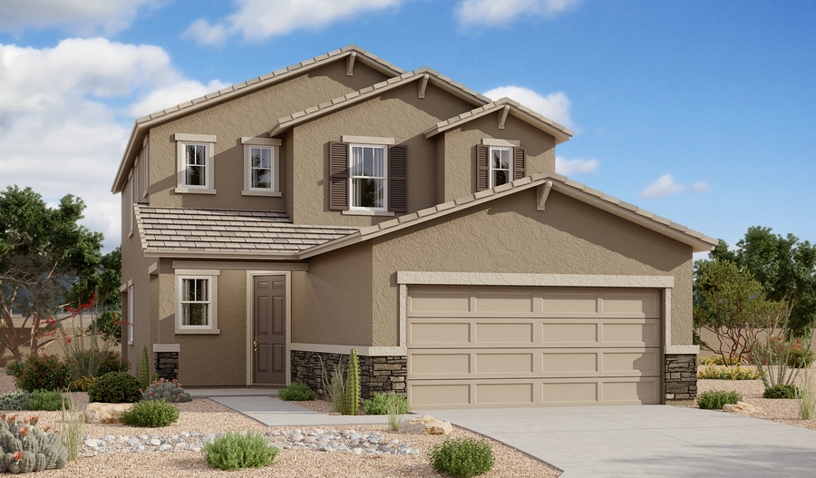 Exterior B of the Palm plan