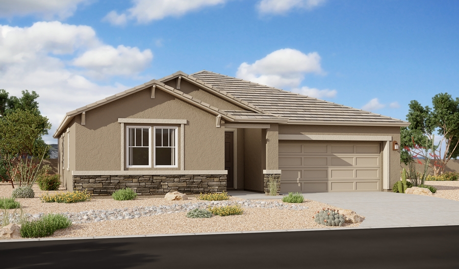 The Timothy Elevation B Exterior B of the Timothy plan