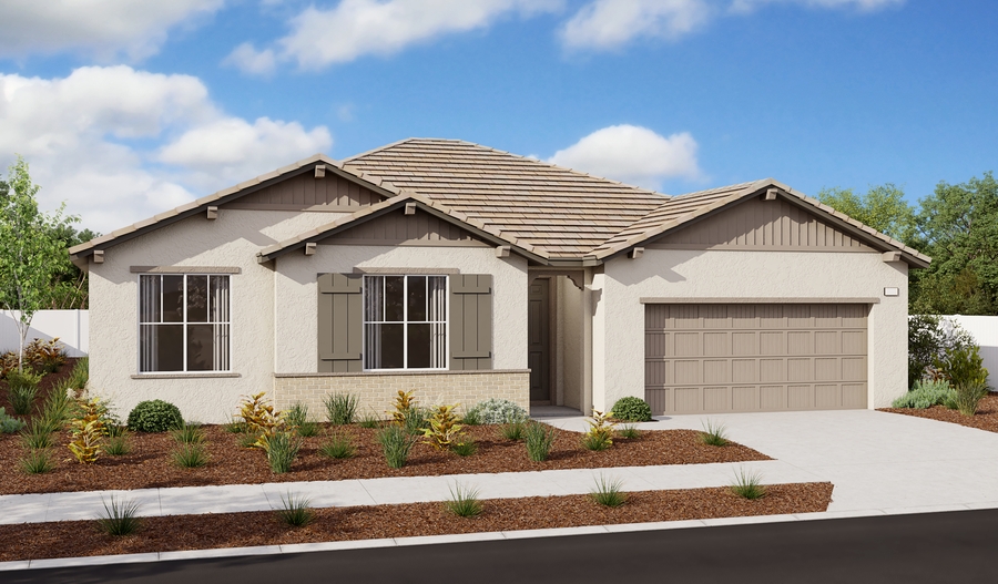 The Decker Elevation B Exterior B of the decker plan
