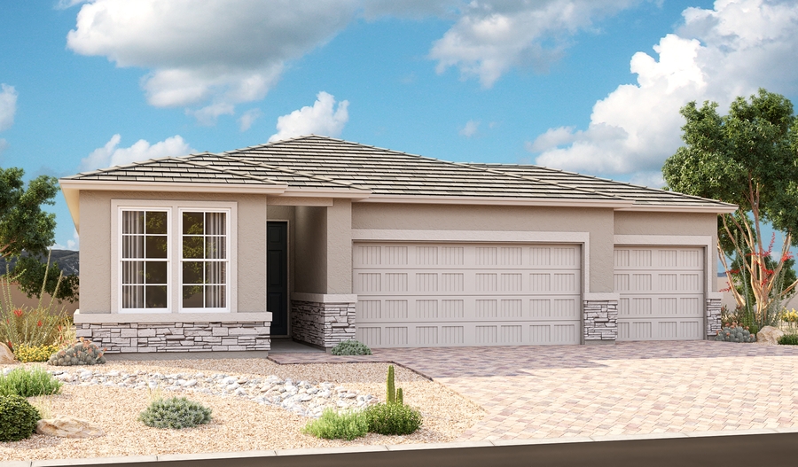 Exterior C of the larimar plan