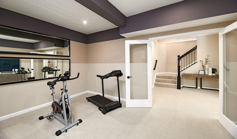 The Presley Fitness room of the Presley plan