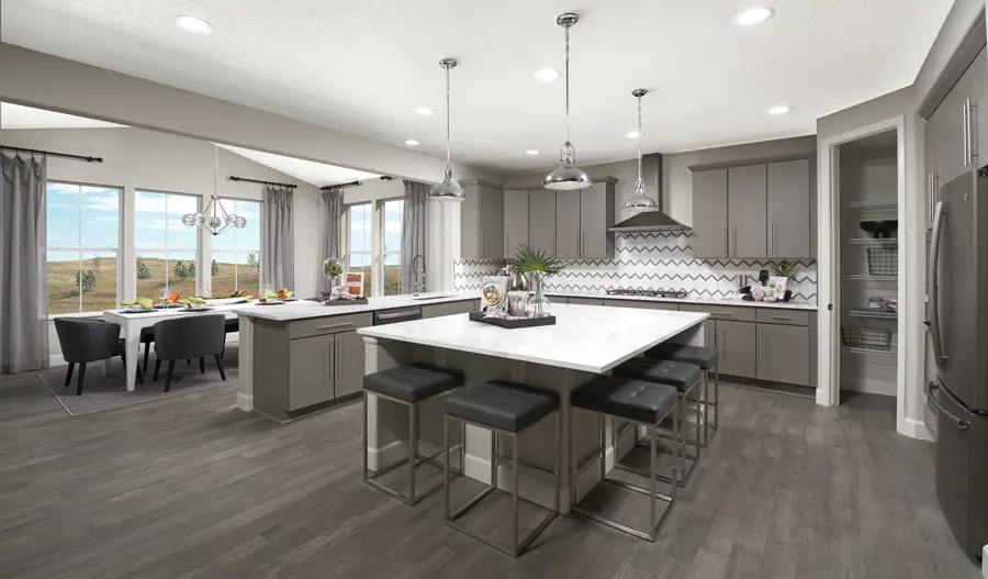 The Seth Kitchen dining of the Seth plan