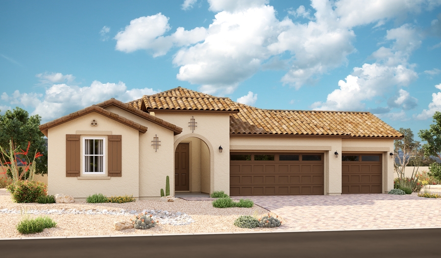 The Celeste Elevation A Exterior A of the Celeste plan