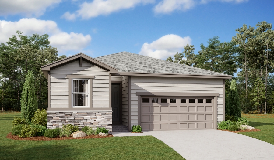 Exterior B of the Sunstone plan