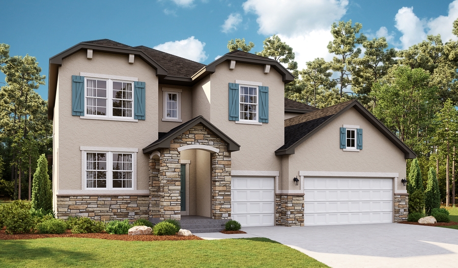 The Dillon Elevation B Exterior B of the Dillon plan