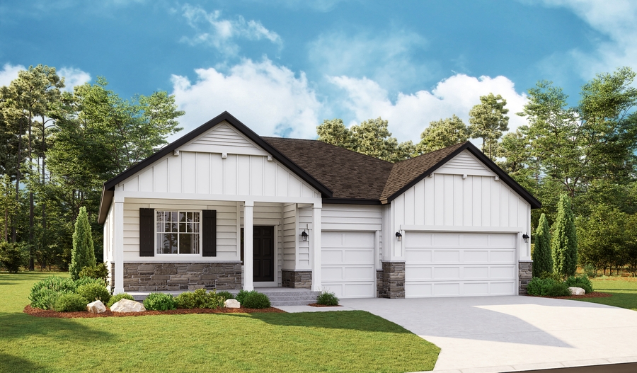 The Dearborn Elevation C Exterior C of the Dearborn plan