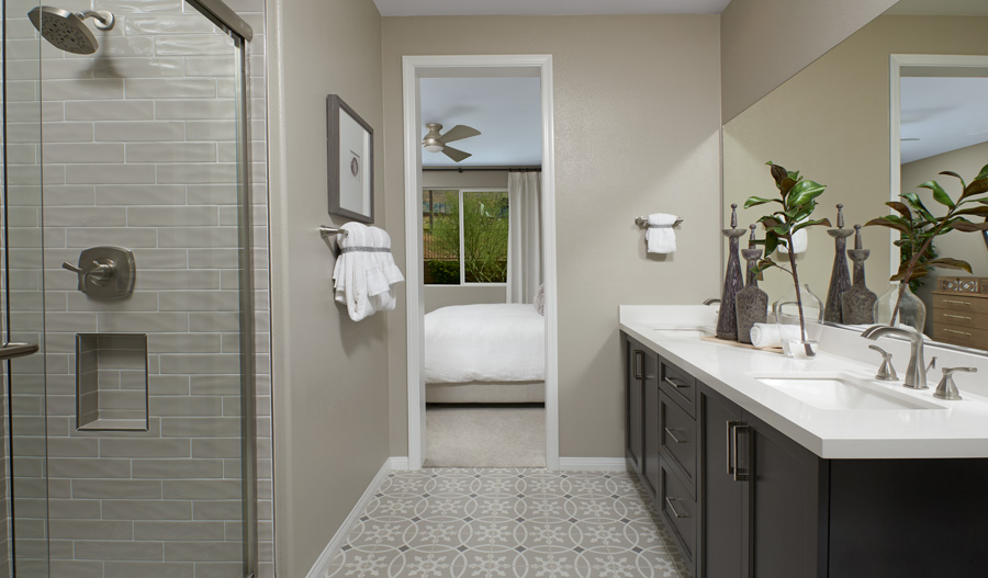 Owner's Bathroom of the Amethyst plan