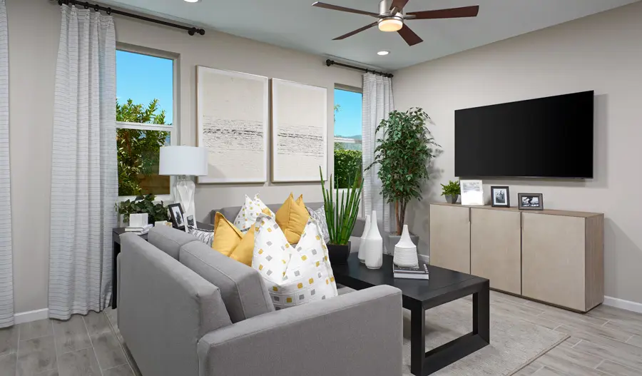 Living room of the Jonquil plan