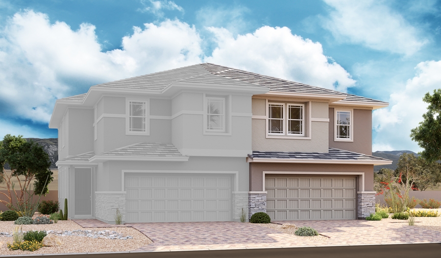 Exterior A of the Sandalwood plan