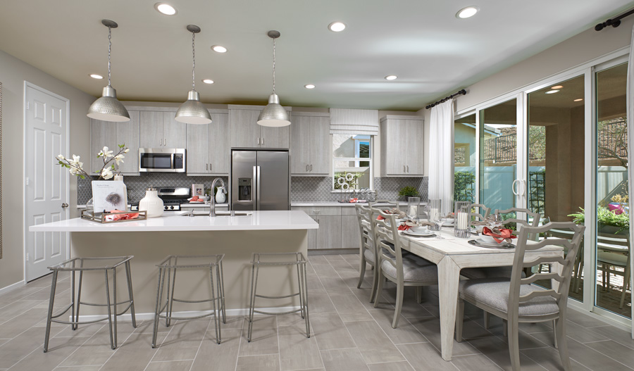 Kitchen dining of the Coral plan