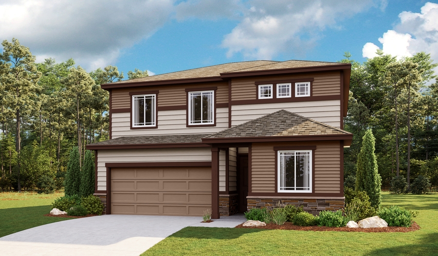 Exterior C of the Pearl plan
