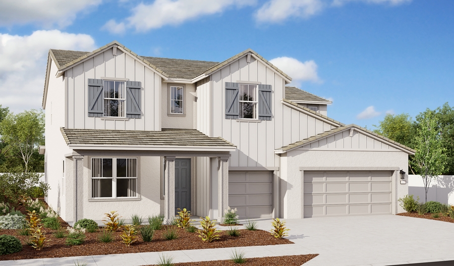 The Dillon II Elevation B Exterior B of the Dillon II plan