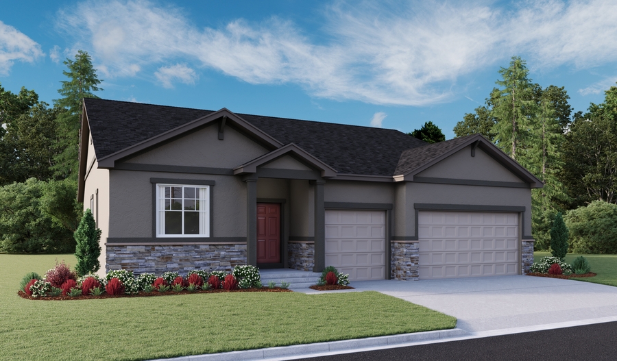 Exterior A of the Dearborn plan