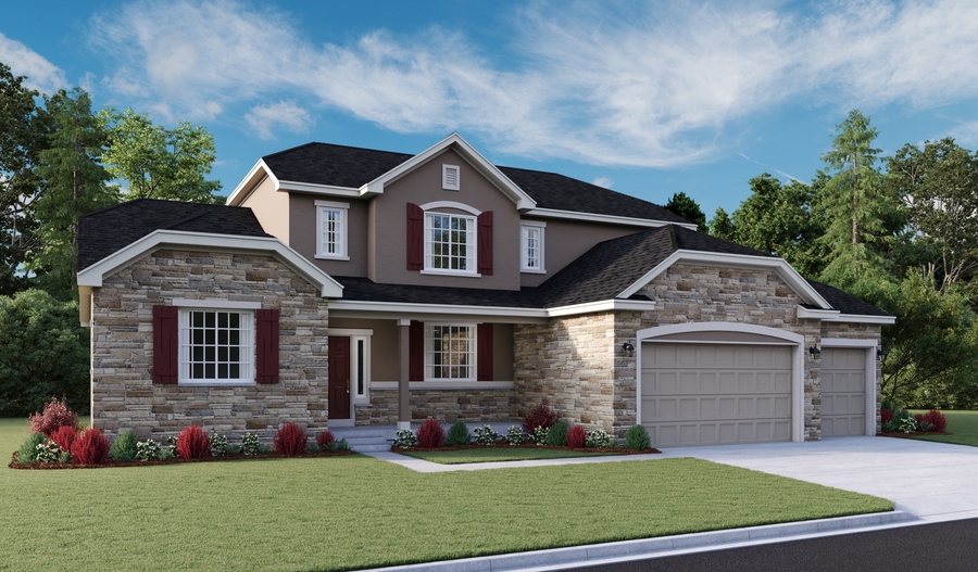 The Jessica Elevation B Exterior B of the jessica plan