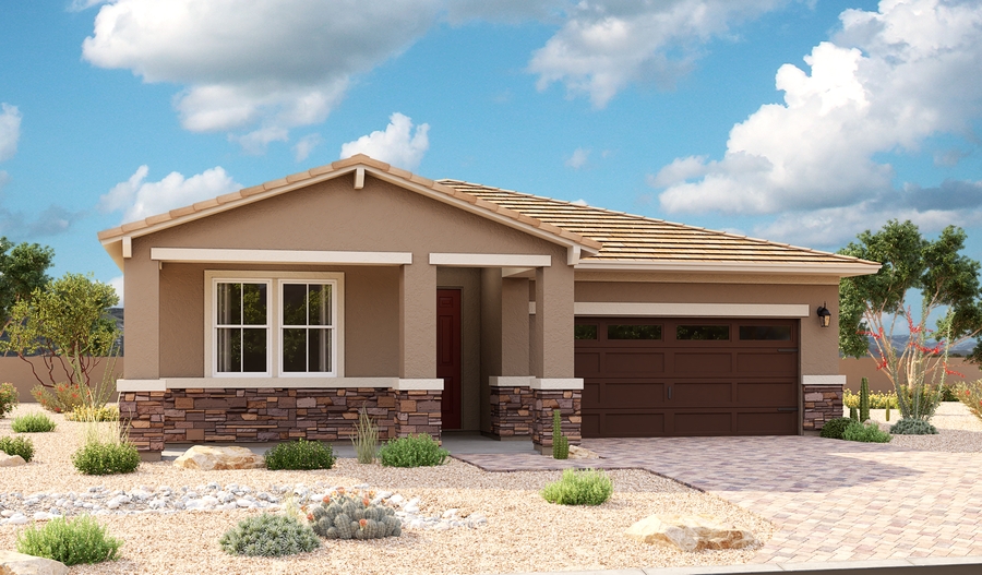 Exterior C of the Agate plan