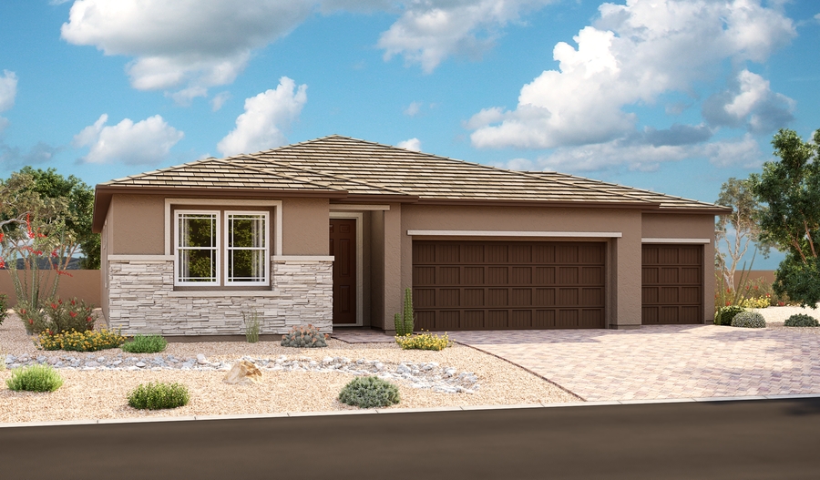 Exterior C of the Agate plan