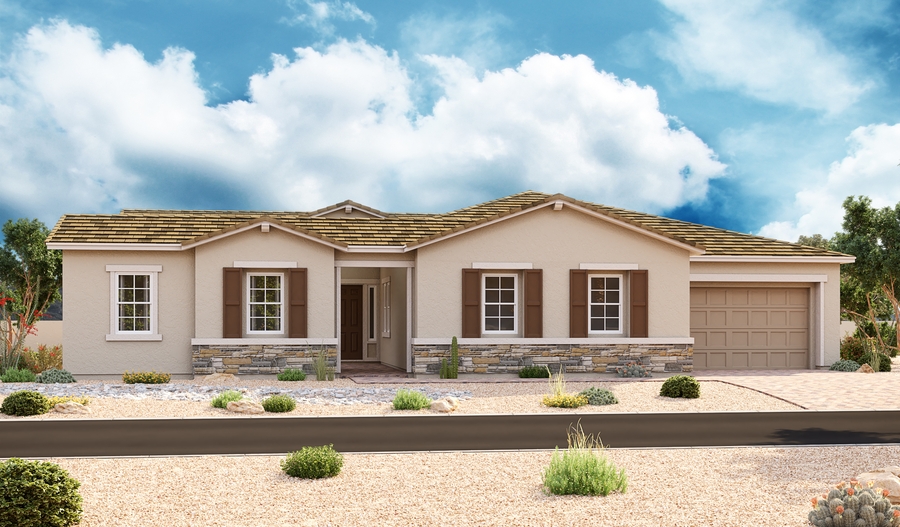 The Raven Elevation B Exterior B of the Raven plan