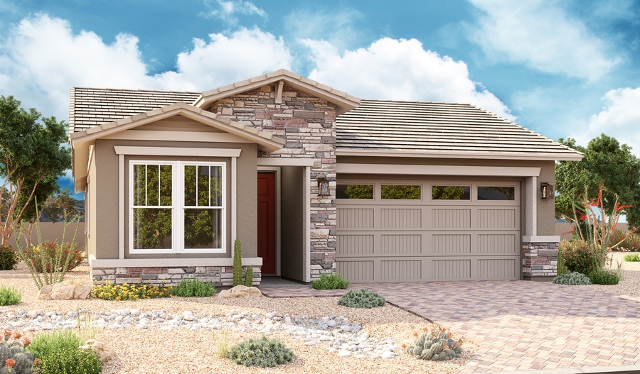 Exterior B of the Sapphire plan