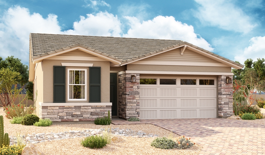Exterior B of the Sunstone plan