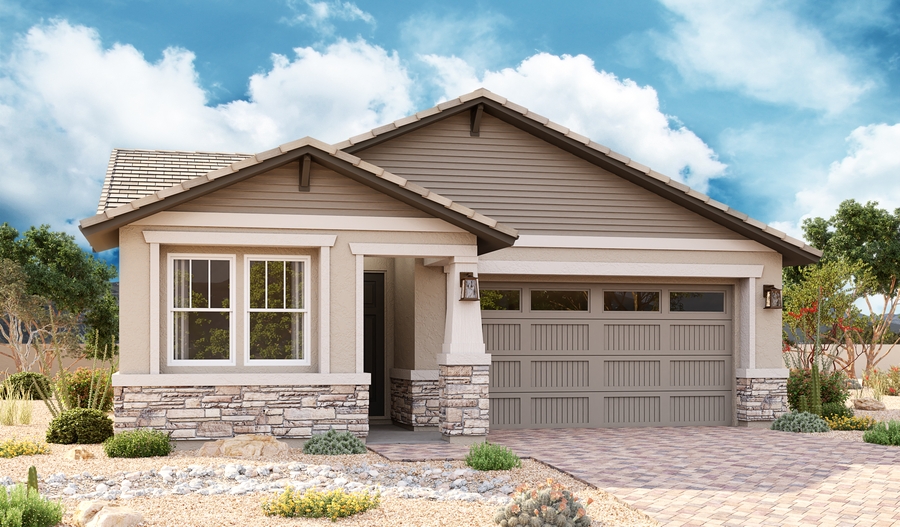 Exterior B of the Emerald plan