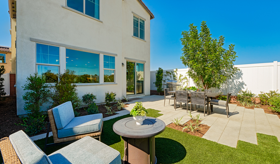 Patio of the Nicholls plan