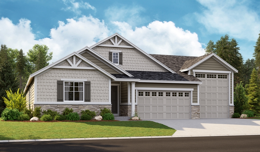 The Harris Elevation B Exterior B of the Harris plan