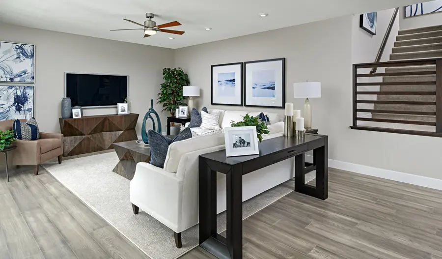 Family room of the seth plan