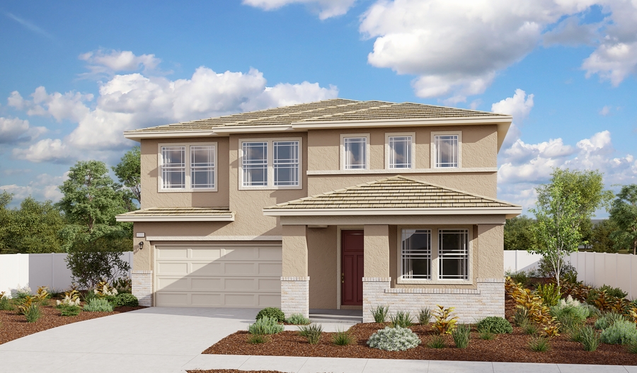 The Alsbury Elevation C Exterior C of the Alsbury plan