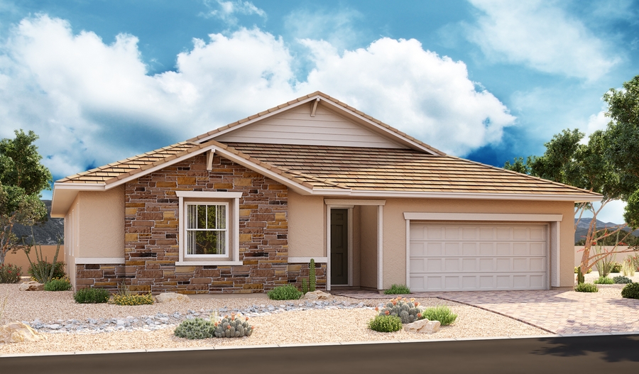The Paige Elevation B Exterior B Of the Paige plan