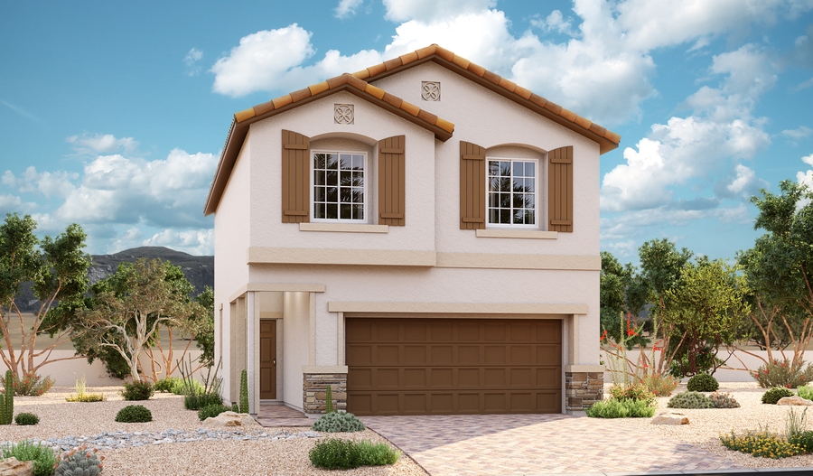 Exterior D of the Lantana plan