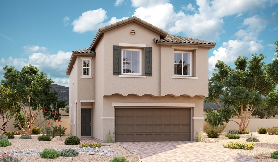 Exterior A of the Boxwood plan