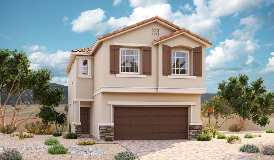 Exterior D of the Boxwood plan