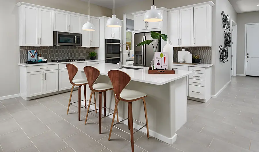 Kitchen 2 of the Raleigh plan
