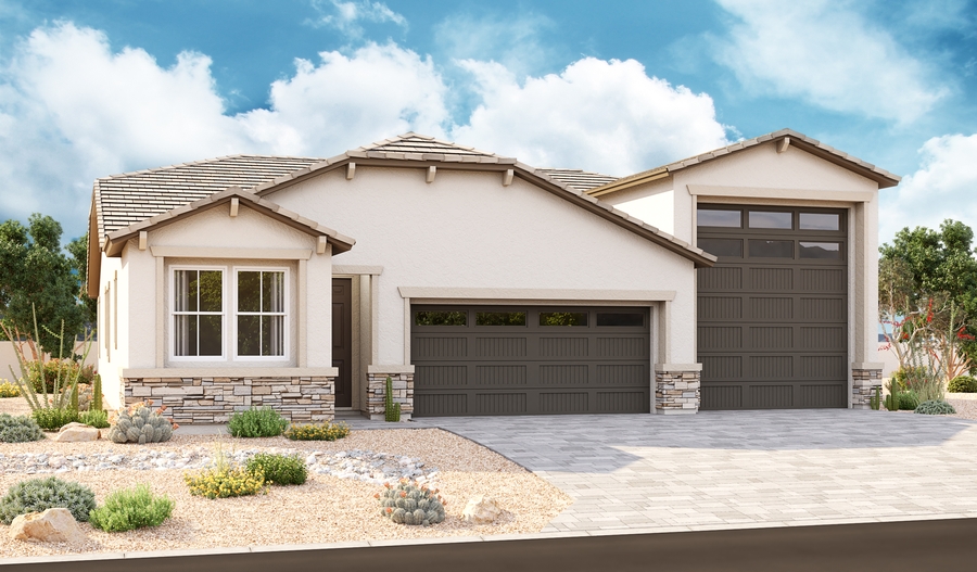 The Pewter Elevation B Exterior B of the Pewter plan