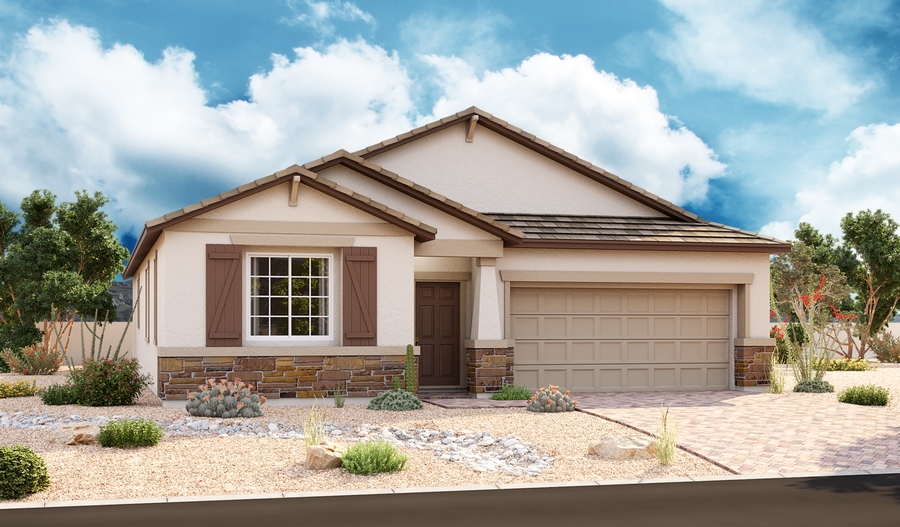 The Avalon Elevation B Exterior B of the Avalon plan