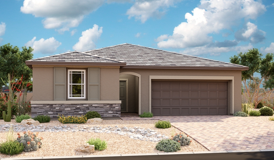 The Sarah Elevation C Exterior C of the Sarah plan