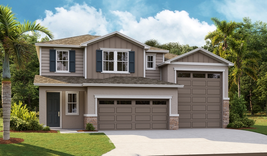 The Zinc Elevation B Exterior B of the ZInc plan