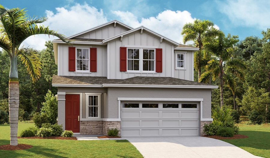 Exterior H of the Lynwood plan