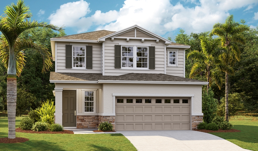 Exterior G Of the Lynwood plan