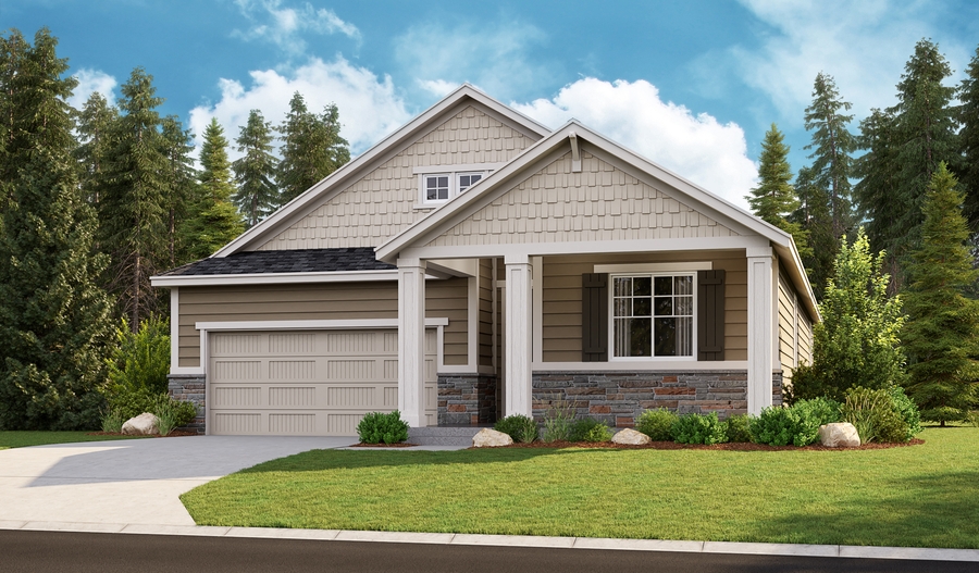 The Arlington Elevation E Exterior E of the Arlington plan
