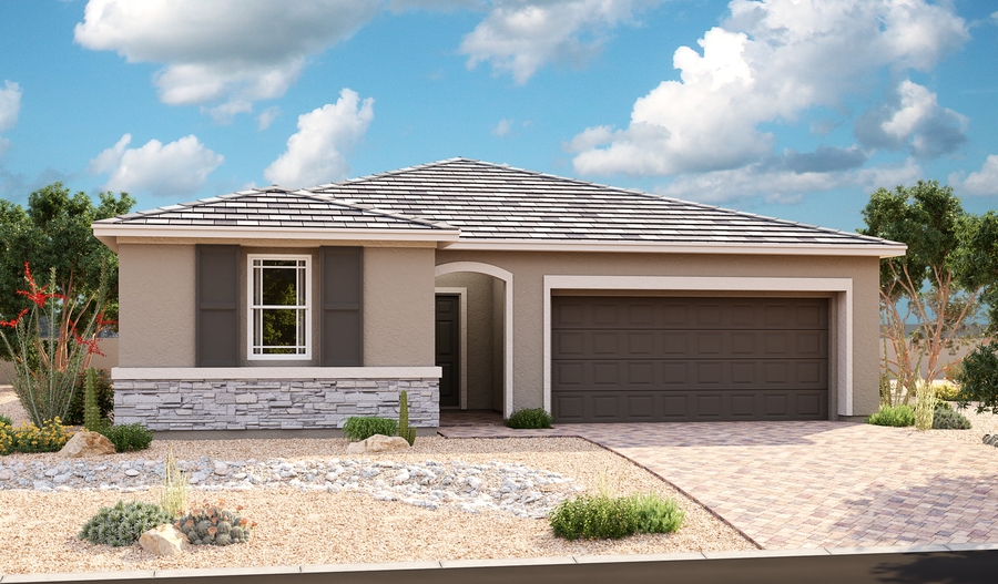 The Sarah Elevation C Exterior C of the Sarah plan