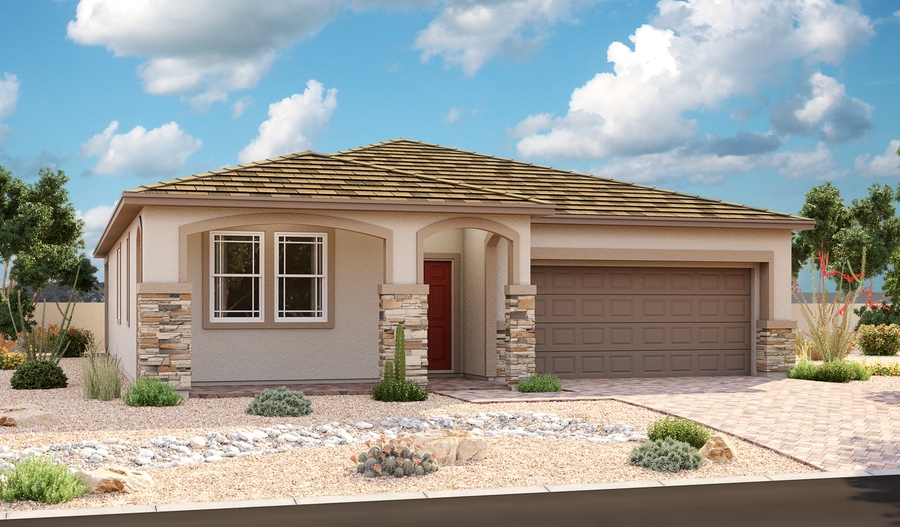 The Anika Elevation C Exterior C of the Anika plan