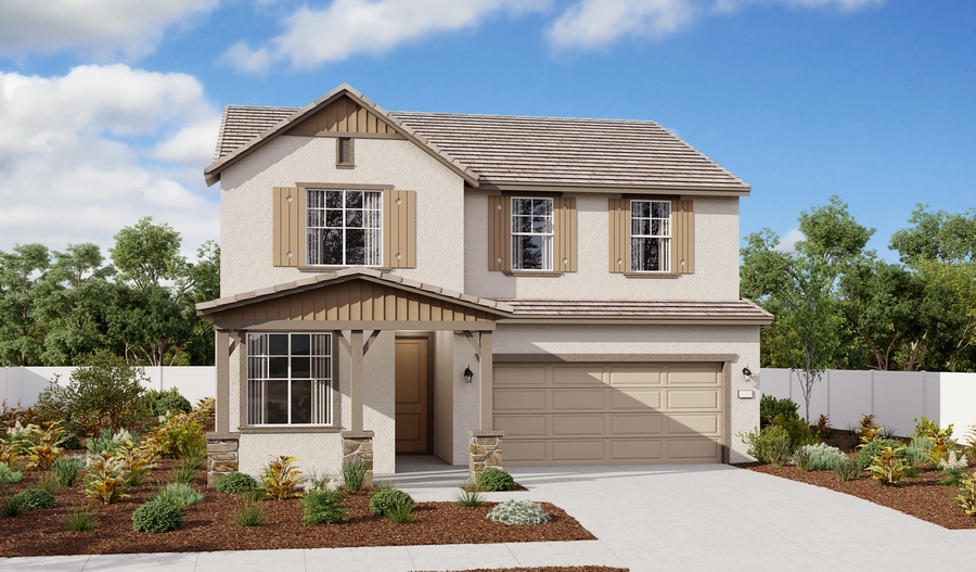 The Pearl Elevation B Exterior B of the Pearl plan