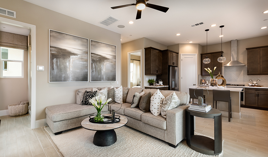 The Nevett Great room of the Nevett plan