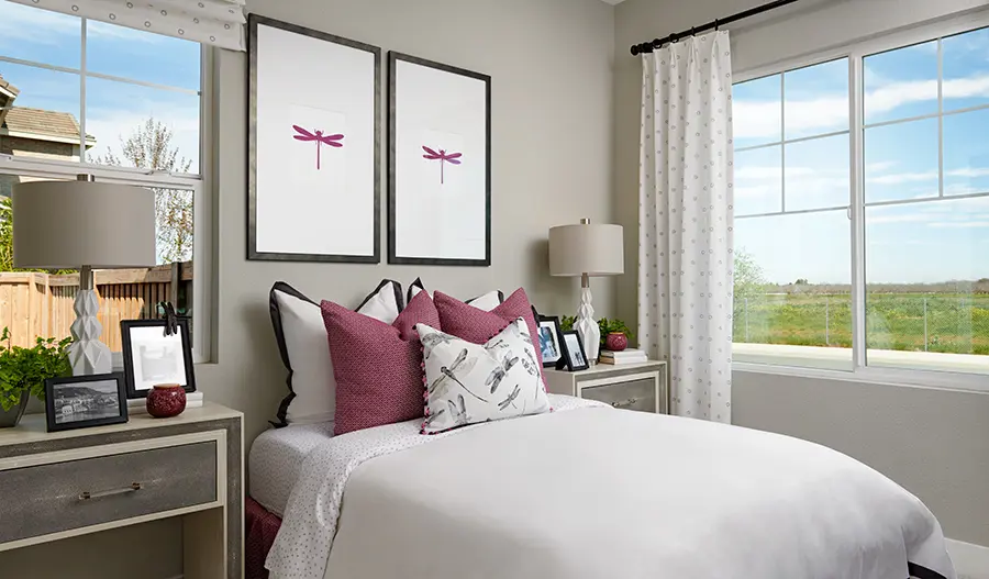 The Decker Bedroom of the Decker plan